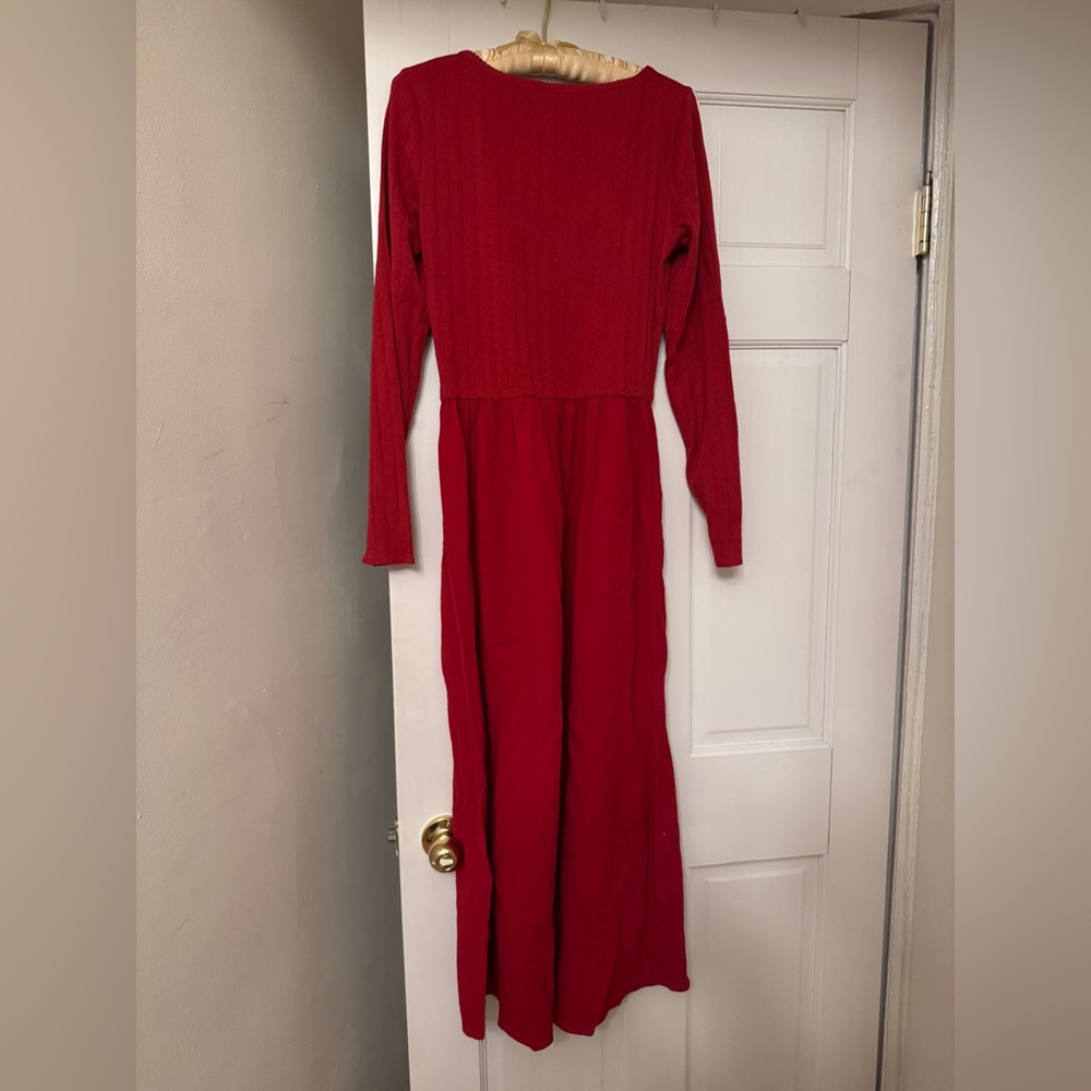 SOLD // Christy Dawn Ramona Dress in Crimson Size M - Picture 6 of 6